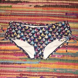 Victoria’s Secret Ruched Tie Swim Bottoms (Boats)